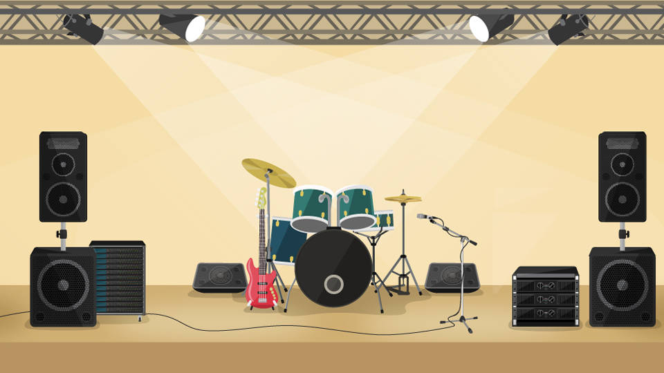 Live Band Sound Setup game activity rent in Hyderabad